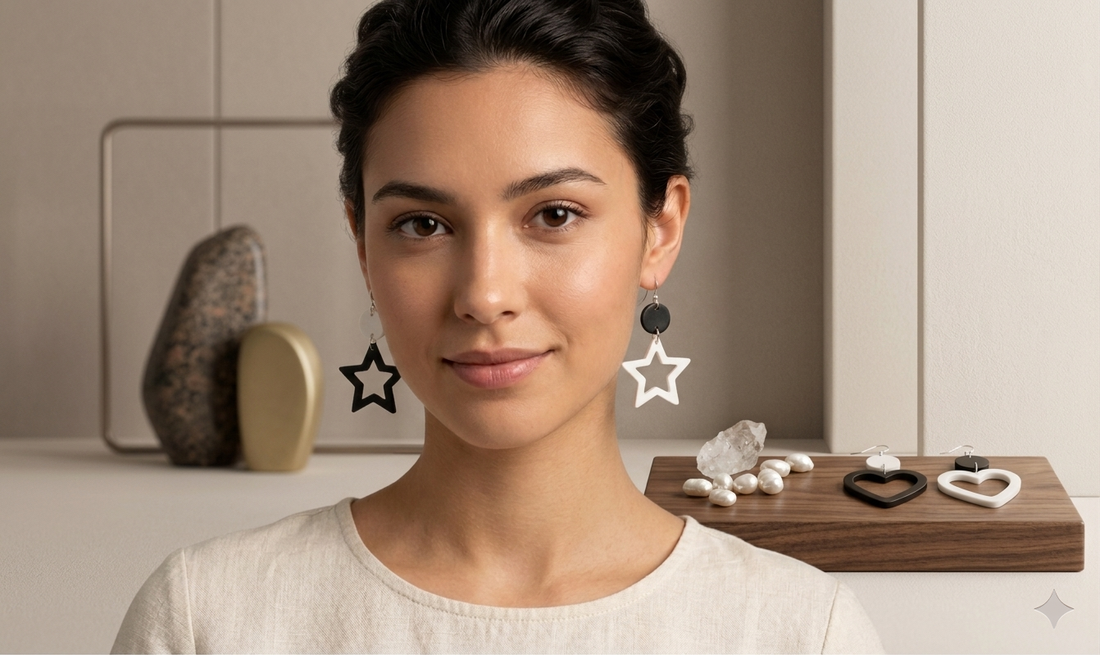 Mix & Match Star & Heart Resin Earrings