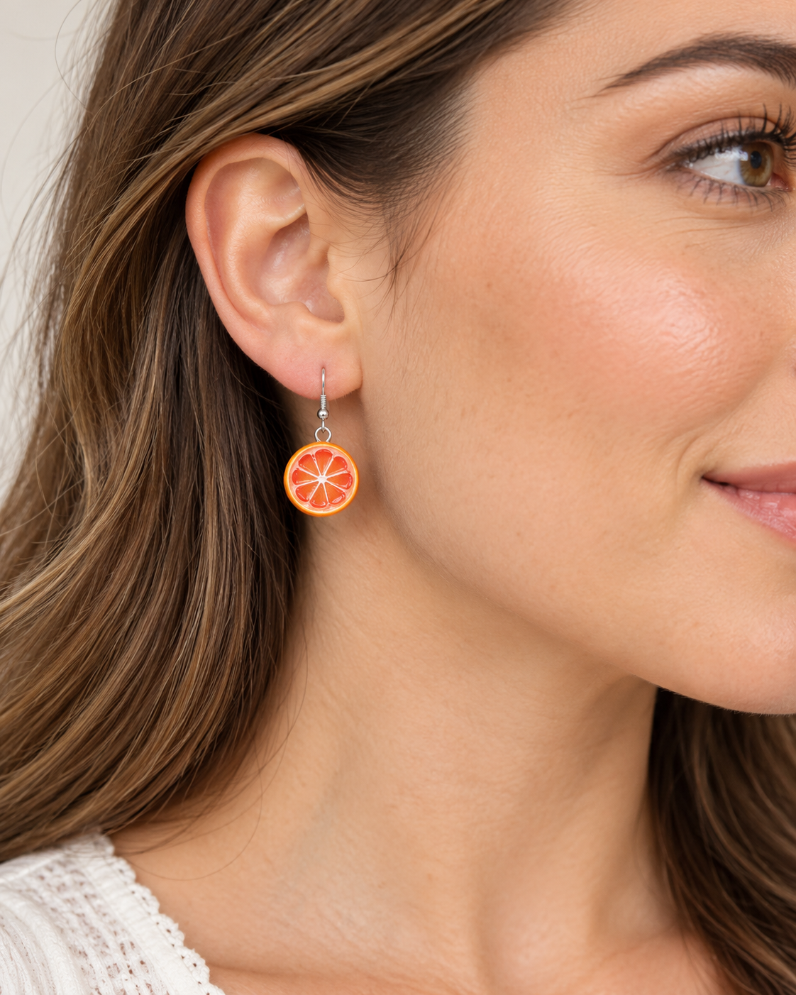 Fruity Fun Drop Earrings – Choose Your Fruit