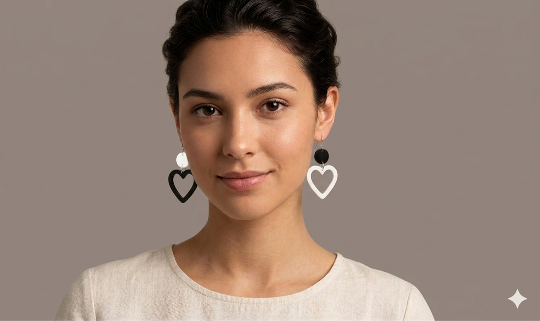 Mix & Match Star & Heart Resin Earrings